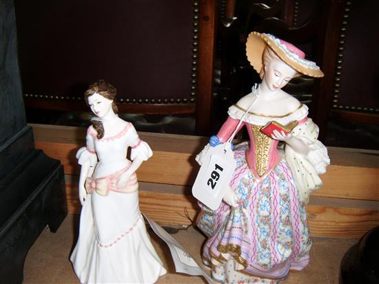 Royal Doulton figure, Lauren, HN 3872 & a V&A Franklin Mint limited edition figure, Diana (2)(-)